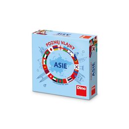 Dino Cestovní hra Poznej vlajky - Asie