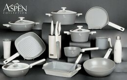 BERLINGERHAUS Kastrol s titanovým povrchem a poklicí 24 cm Aspen Collection BH-8260