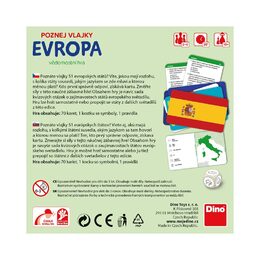 Dino Cestovní hra Poznej vlajky - Evropa