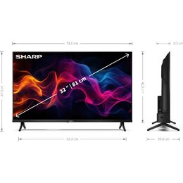 32GF3265 FHD QLED GOOGLE TV SHARP