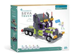 Stavebnice SEVA DOPRAVA Truck plast 402 dílků v krabici 35x33x5cm