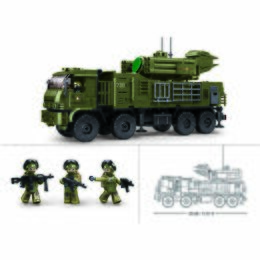 Sluban Model Bricks M38-B1252  Pantsir S1S v měřítku 1:35