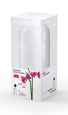 Sluban Flowers M38-B1101-12 Orchidej ve váze