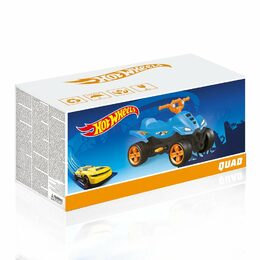 Hračka Dolu dětská šlapací čtyřkolka modrá Hot Wheels