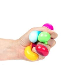 Míček 5ks antistresový mačkací sliz 3cm v tubě 4x18cm 20ks v boxu