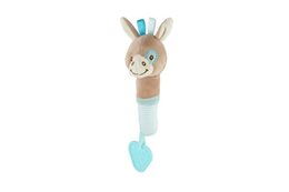 Pískátko/kousátko osel plyš 22cm na kartě v sáčku 0+