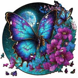 EscapeWelt Dřevěné puzzle Motýl 300 dílků