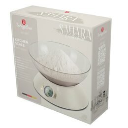 BERLINGERHAUS Váha kuchyňská digitální 5 kg s miskou Sahara Collection BH-9617