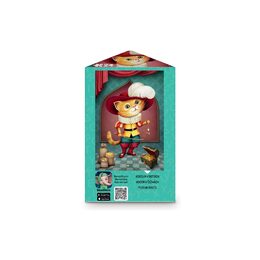 Dino Puzzle triangl Kocour v botách 24 dílků