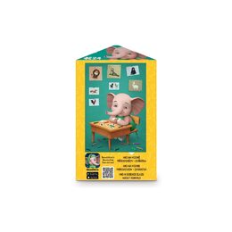 Dino Puzzle triangl Sloník Mio 24 dílků