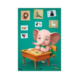 Dino Puzzle triangl Sloník Mio 24 dílků