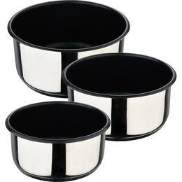 BERGNER Sada hrnců nerez s nepřilnavým povrchem  Click&Cook 3 ks 16, 18, 20 cm BG-32293-MM