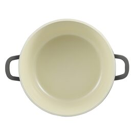 BERGNER Kastrol s keramickým povrchem a poklicí 24 cm Excalibur černá BG-36101-GY