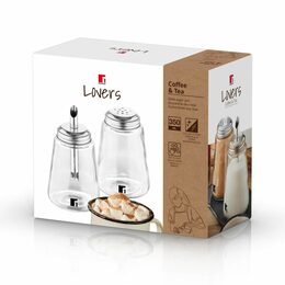 BERGNER Cukřenka skleněná sada 2 ks 350 ml BG-48570-MM