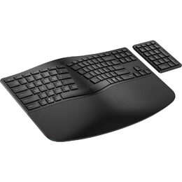 965 Ergonomic Wireless Keyboard Black HP