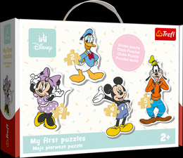 Baby puzzle Mickey Mouse a přátelé 14 dílků v krabici 27x19cm 24m+
