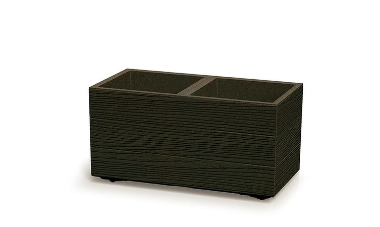 Květináč Prosperplast MADERA CASE eco wood 57,7 cm kávový eco