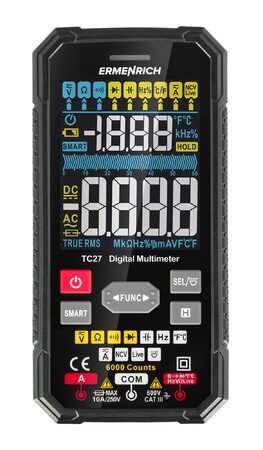 Digitální multimetr Ermenrich Zing TC27