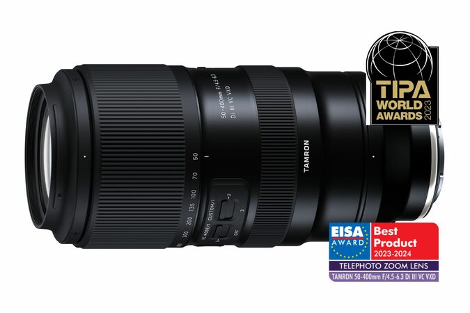 Objektiv Tamron 50-400 mm F/4.5-6.3 Di III VC VXD pro Sony FE - Rozbaleno