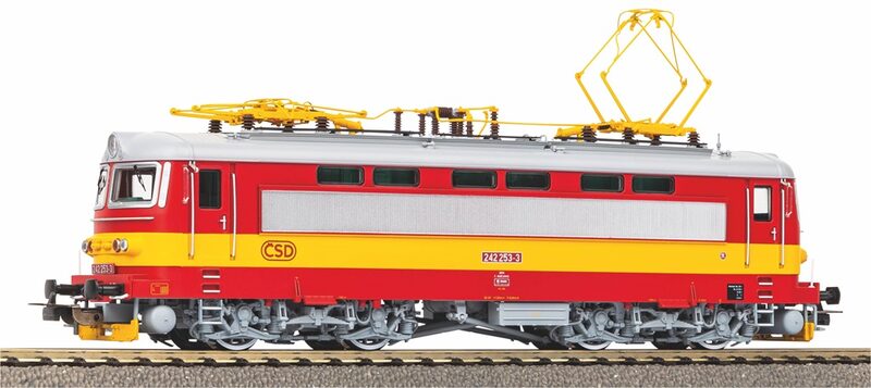 Piko Elektrická lokomotiva Rh 242 Plecháč ČSD V včetně zvukového dekodéru, digitální - 97408