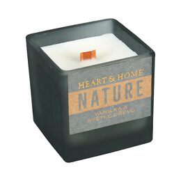 Svíčka 80g NATURE Vanilka & světlé dřevo