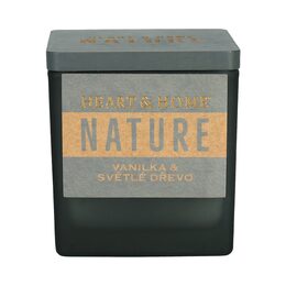 Svíčka 80g NATURE Vanilka & světlé dřevo