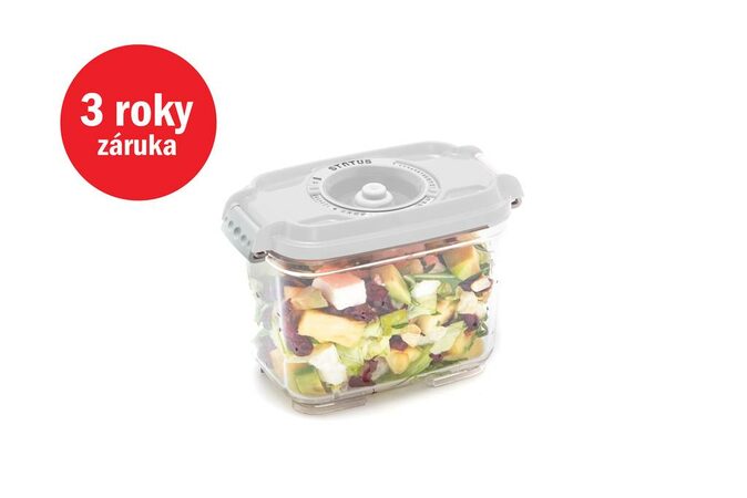 STATUS Tritan vakuová dóza 0,8l 156620, bílá