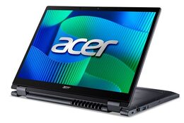 Ntb Acer TravelMate P4 Spin 14 (TMP414RN-54-TCO-56VJ) INTEL Core U5-125U, 14", RAM 16GB, SSD 512GB, Intel UHD Graphics, FPR, Microsoft Windows 11 Pro - modrý