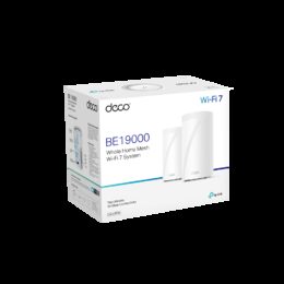 WiFi router TP-Link Deco BE85(2-pack) AXE19000, WiFi 7, 1x 10GLAN, 2x 2.5GLAN, 1x 10GLAN/SFP+, USB, 2,4/5/6GHz, poškozen