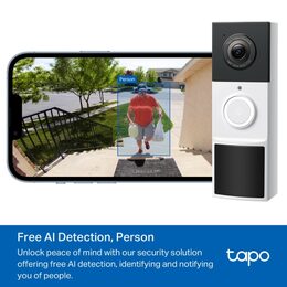 Videotelefon TP-Link Tapo D210 IoT, 3MPx, baterie, poškozený obal