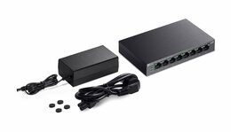 Switch TP-Link LS108GP 8x GLan s PoE+, 62W, kov