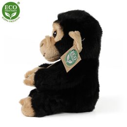 Rappa Plyšová opice šimpanz sedící 18 cm ECO-FRIENDLY