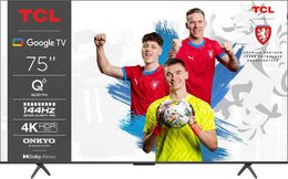 TCL 75C71B SMART TV 75" QLED/4K UHD/Direct LED/144Hz/4xHDMI/USB/LAN/GoogleTV