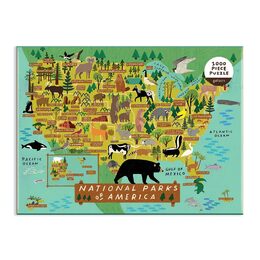Galison Puzzle Národní parky Ameriky 1000 dílků