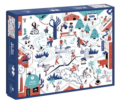 Chronicle Books Puzzle V zimě 1000 dílků