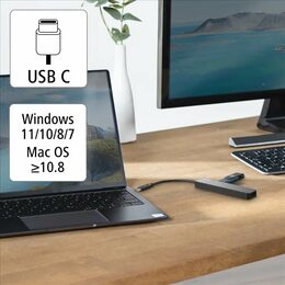 USB Hub Hama 4x USB, 1x HDMI