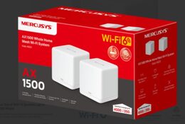WiFi router TP-Link Mercusys Halo H60X(1-pack) WiFi 6, AX1500, 3x GLAN2,4/5 GHz