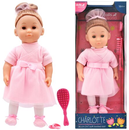 Módní panenka Charlotte s doplňky 36 cm