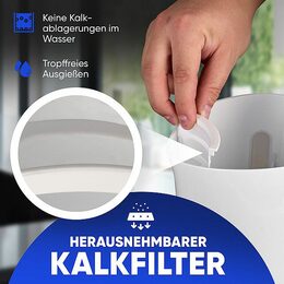 Clatronic WK 3819 WH rychlovarná konvice bílá 1,7l