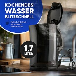 Clatronic WK 3819 BK rychlovarná konvice černá 1,7l