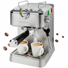 ProfiCook ES-KA 1267 espresso 2v1 (20 barů),pákové, nástavec na kapsle
