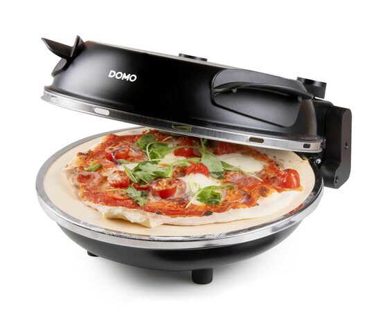 Pizza pec na čerstvou pizzu - DOMO DO9285PZZ, 1200 W, až 400 °C, O 32 cm, žáruvz