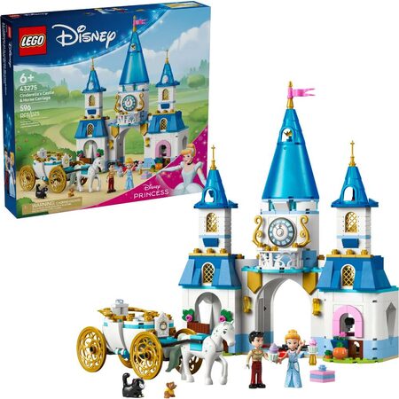 Popelčin zámek a kočár s koň. 43275 LEGO