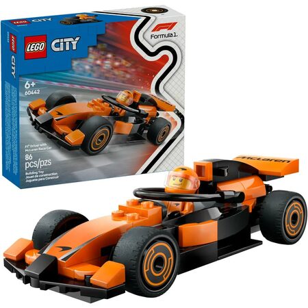 Jezdec F1 se závod. vozem McLaren 60442