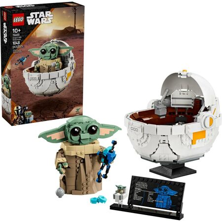 Grogu ve vznášejícím se kočár.75403 LEGO