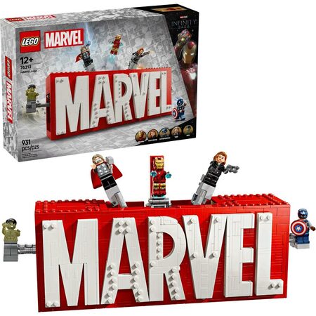 Logo MARVEL a minifigurky 76313 LEGO