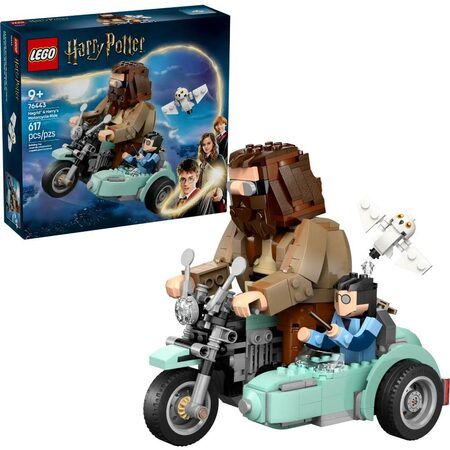 Hagrid a Harry na motorce 76443 LEGO