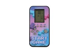 Digitální hra Brick Game - padající kostky hlavolam plast 7x14cm na baterie 2 barvy 12ks v boxu
