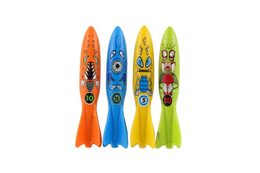 Torpédo pro potápění plast 13cm 4 barvy na kartě 17x18cm