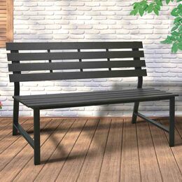 PROGARDEN Zahradní lavice 125 cm dřevoplast KO-FA6110000